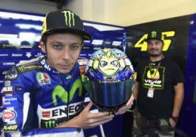 หมวกใบใหม่ Valentino Rossi สนาม Misano MotoGP ปี 2015