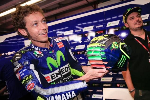 AGV รุ่น Valentino Rossi Special Mugello Edition Helmet 2015