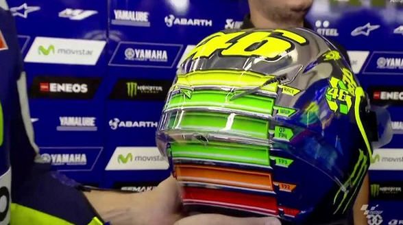 AGV รุ่น Valentino Rossi Special Mugello Edition Helmet 2015