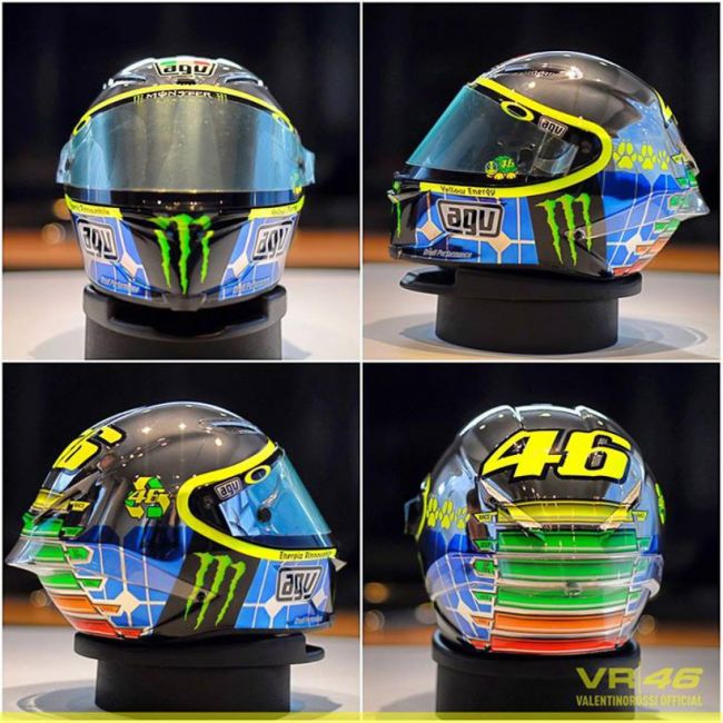 AGV รุ่น Valentino Rossi Special Mugello Edition Helmet 2015